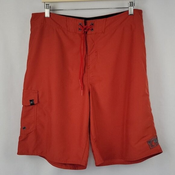 O'Neill Burnt Orange Board Shorts Size 36 - Picture 4 of 16